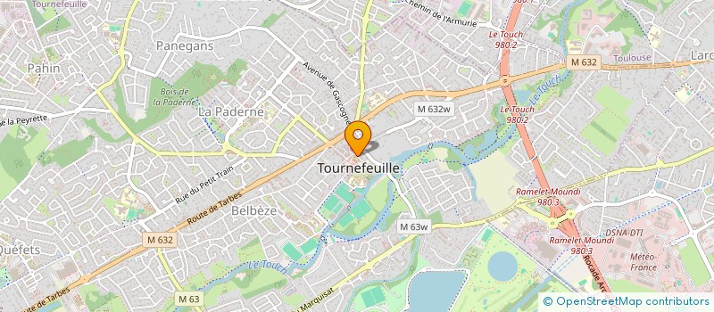 localisation de l'entreprise L'EPICENTRE  TOURNEFEUILLE