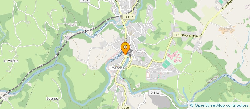 localisation de l'entreprise L'EPICENTRE  UZERCHE