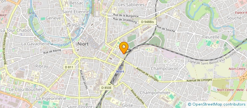 localisation de l'entreprise L'EPICERIE à NIORT