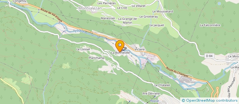 localisation de l'entreprise L'EPICERIE à SAINTE-FOY-TARENTAISE