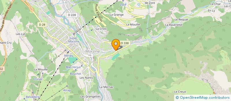 localisation de l'entreprise L'EPICERIE à MORZINE