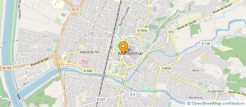 localisation de l'entreprise L'EPICERIE à MONTELIMAR
