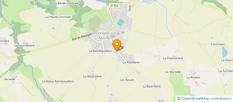 localisation de l'entreprise L'EPICERIE à SEVREMOINE