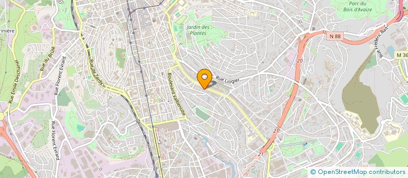 localisation de l'entreprise L'EPICERIE A VOTRE PORTE  SAINT-ETIENNE