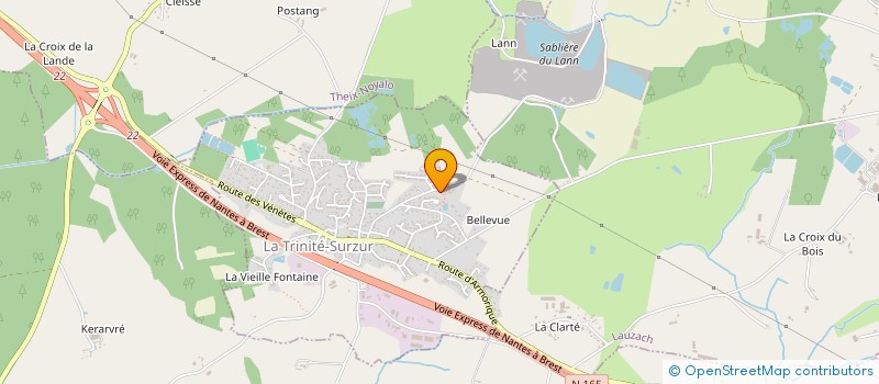 localisation de l'entreprise L'EPICERIE ANJ BREIZH  BILLIERS