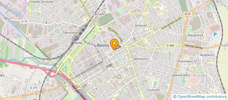 localisation de l'entreprise L'EPICERIE AU BON MANGER à REIMS
