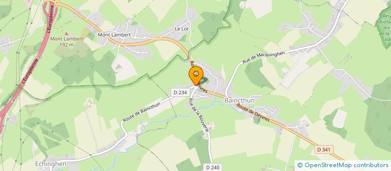 localisation de l'entreprise L'EPICERIE BAINCTHUNOISE  BAINCTHUN