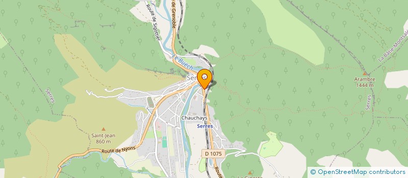 localisation de l'entreprise L'EPICERIE BIO à SERRES