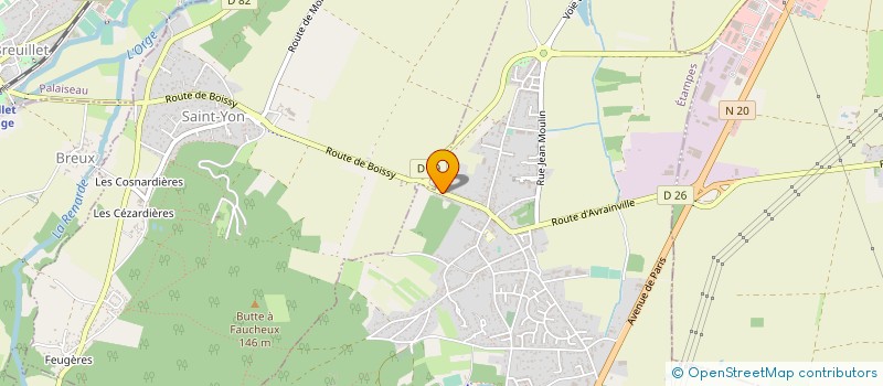 localisation de l'entreprise L'EPICERIE BIO DES TOURELLES à BOISSY-SOUS-SAINT-YON