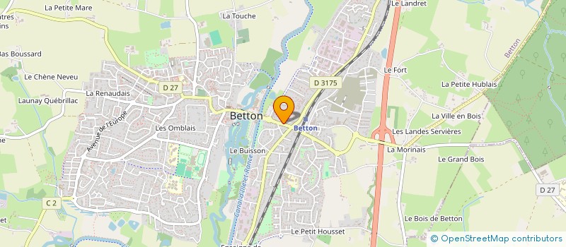 localisation de l'entreprise L'EPICERIE D'ARMORIQUE  BETTON