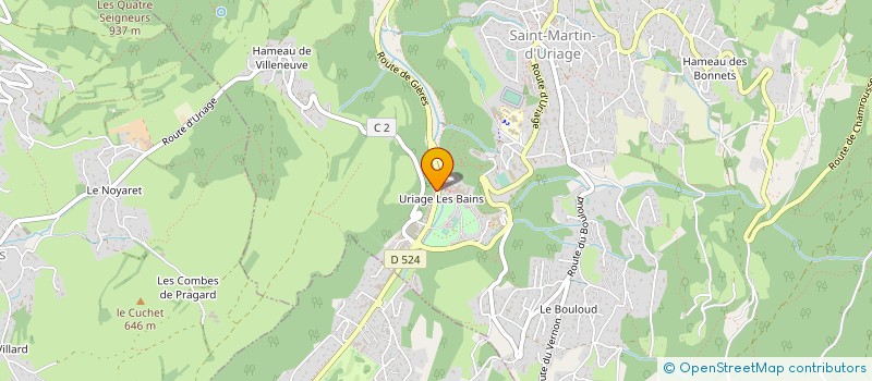 localisation de l'entreprise L'EPICERIE DE CARINE-URIAGE à SAINT-MARTIN-D'URIAGE
