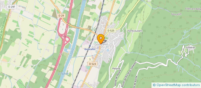 localisation de l'entreprise L'EPICERIE DE GONCELIN à GONCELIN