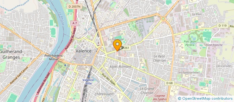localisation de l'entreprise L'EPICERIE DE LA FERME MAUBOURG à VALENCE