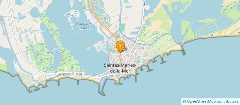 localisation de l'entreprise L'EPICERIE DE LA PLAGE à SAINTES-MARIES-DE-LA-MER