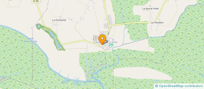 localisation de l'entreprise L'EPICERIE DE LAVAU SUR LOIRE  LAVAU-SUR-LOIRE