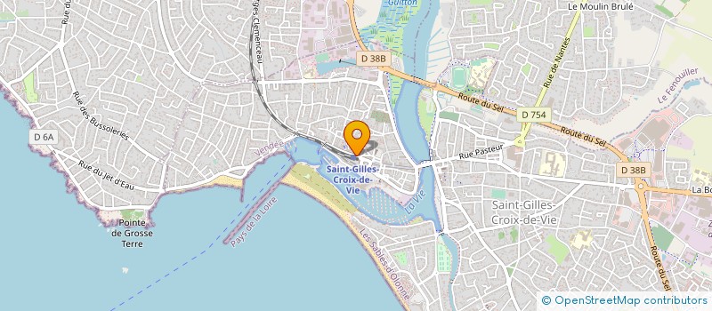 localisation de l'entreprise L'EPICERIE DE MARIE à SAINT-GILLES-CROIX-DE-VIE