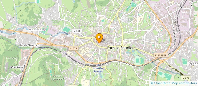 localisation de l'entreprise L'EPICERIE DE PARENTHESE  LONS-LE-SAUNIER