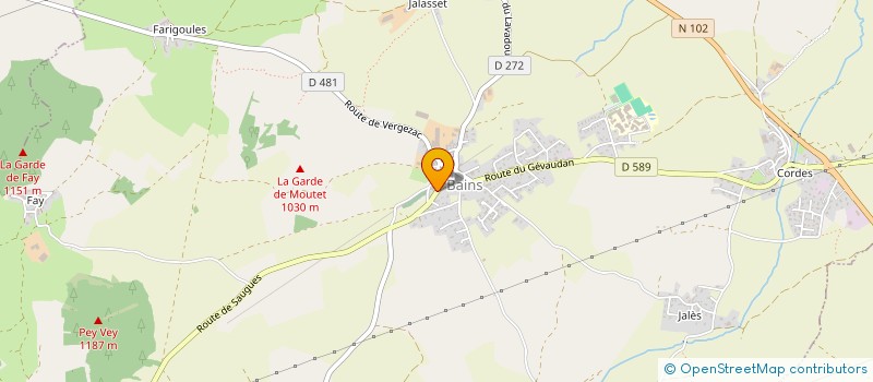 localisation de l'entreprise L'EPICERIE DE SARAH  BAINS