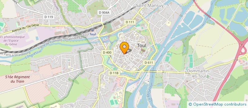 localisation de l'entreprise L'EPICERIE DE TANTINE à TOUL