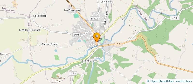 localisation de l'entreprise L'EPICERIE DES BIDULES  GAVRAY-SUR-SIENNE