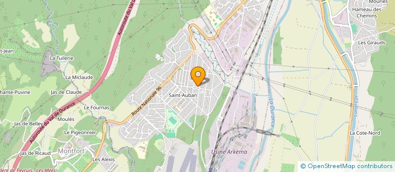 localisation de l'entreprise L'EPICERIE DES CHAMPS  CHATEAU-ARNOUX-SAINT-AUBAN