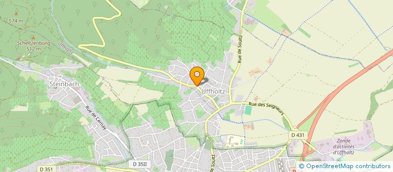 localisation de l'entreprise L'EPICERIE DES CRETES  UFFHOLTZ