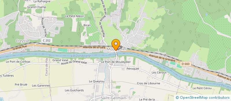 localisation de l'entreprise L'EPICERIE DES SOURIRES à MOULEYDIER