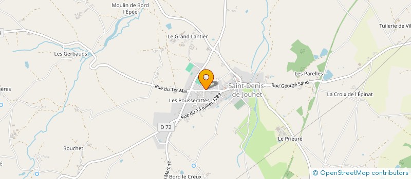 localisation de l'entreprise L'EPICERIE DIONYSIENNE à SAINT-DENIS-DE-JOUHET