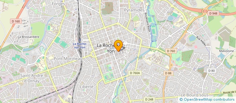 localisation de l'entreprise L'EPICERIE DU BIEN-ETRE à LA ROCHE-SUR-YON