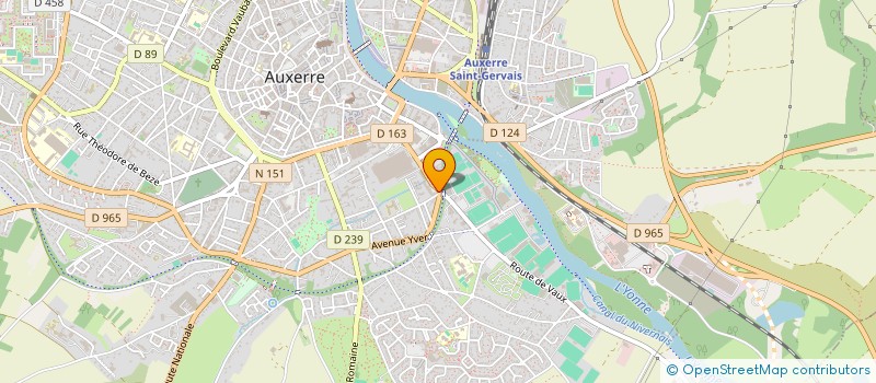 localisation de l'entreprise L'EPICERIE DU BOURGOGNE à AUXERRE