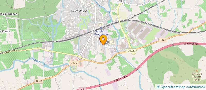 localisation de l'entreprise L'EPICERIE DU COEUR à LES ARCS