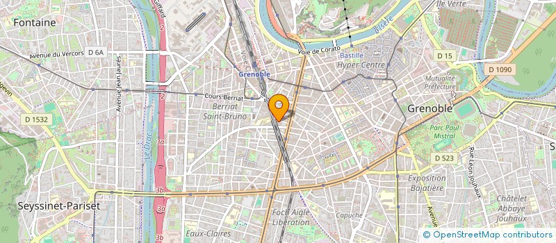 localisation de l'entreprise L'EPICERIE DU MARCHE  GRENOBLE