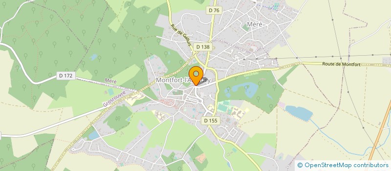 localisation de l'entreprise L'EPICERIE DU VOYAGEUR  MONTFORT-L'AMAURY