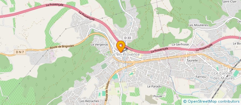 localisation de l'entreprise L'EPICERIE ITALIENNE RESTAURANT  LE LUC