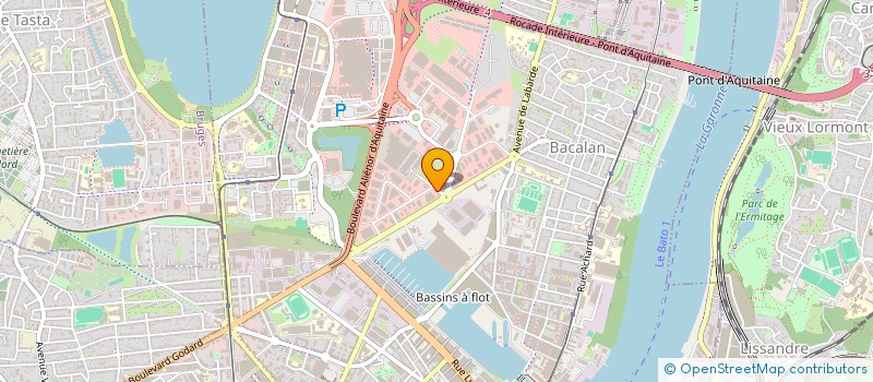 localisation de l'entreprise L'EPICERIE ITINERANTE DE BORDEAUX ET DE LA GIRONDE EIBG  BORDEAUX