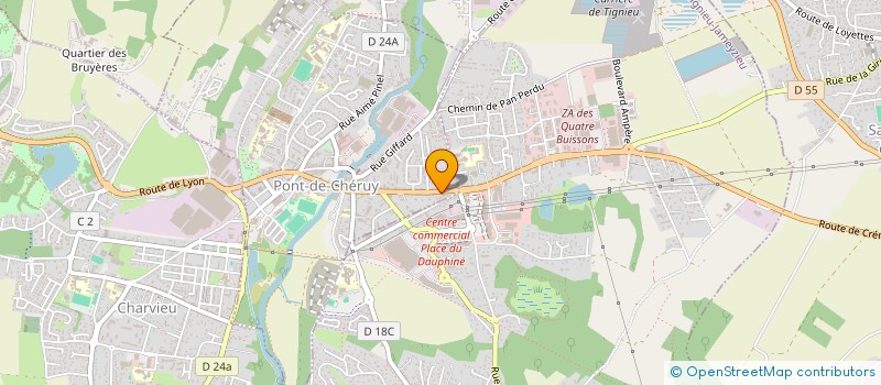 localisation de l'entreprise L'EPICERIE PONTOISE  PONT-DE-CHERUY