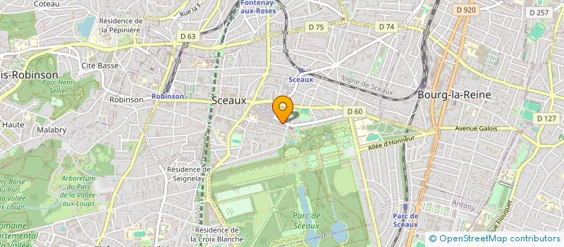 localisation de l'entreprise L EPICERIE RARE à SCEAUX