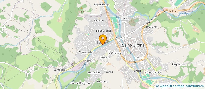 localisation de l'entreprise L'EPICERIE RELIEF DU MONDE à SAINT-GIRONS