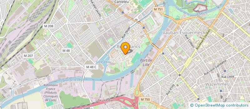 localisation de l'entreprise L'EPICERIE SOCIALE ET SOLIDAIRE LES 2S à LILLE