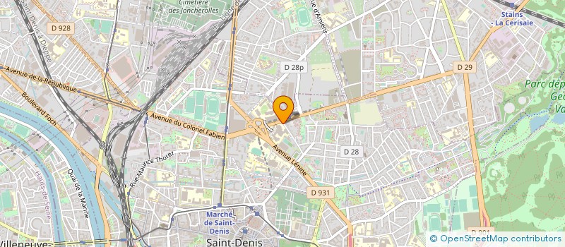 localisation de l'entreprise L'EPICERIE SOLIDAIRE DES ETUDIANTS DE SAINT DENIS à SAINT-DENIS