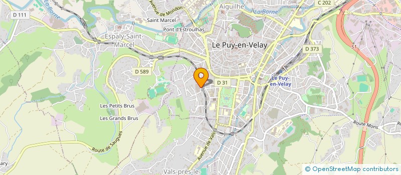 localisation de l'entreprise L'EPICERIE SOLIDAIRE DU PUY-EN-VELAY à LE PUY-EN-VELAY