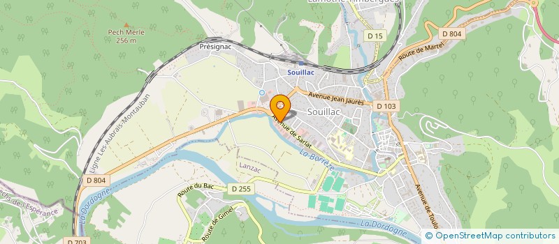 localisation de l'entreprise L'EPICERIE SOUILLAGAISE à SOUILLAC