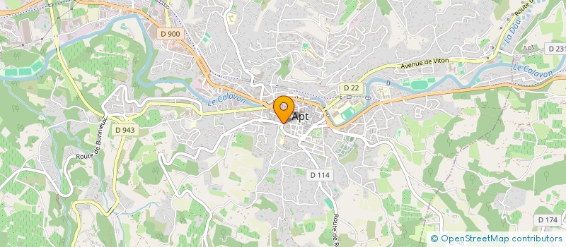 localisation de l'entreprise L'EPICERIE VERTE LE GRAND MARCHE DU BIO à APT