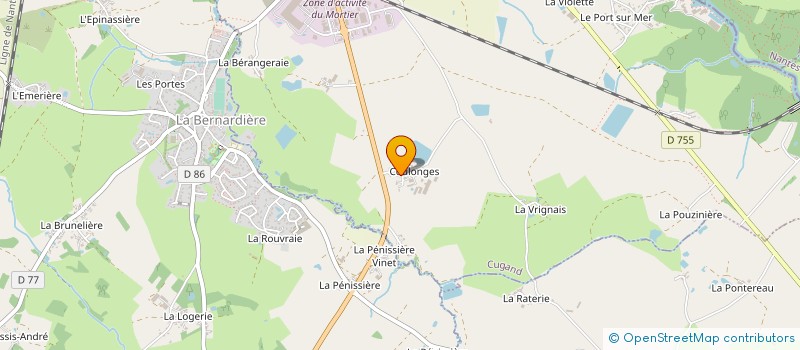 localisation de l'entreprise L'EPICIER DE LA FERME à CUGAND