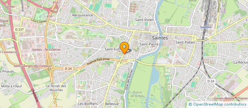 localisation de l'entreprise L'EPICIERIE CHEZ L'ARMENIEN à SAINTES