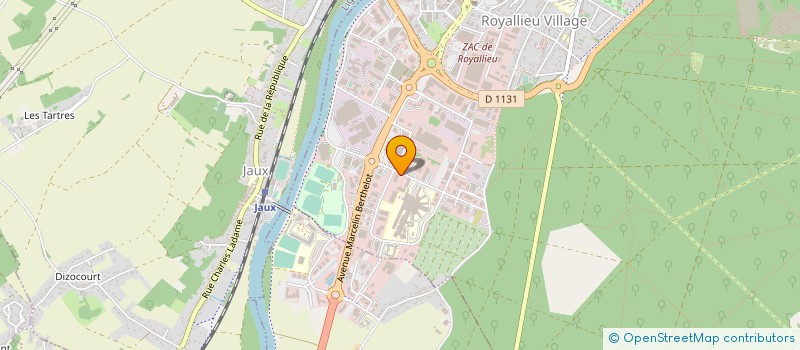 localisation de l'entreprise L'EPICURE à COMPIEGNE