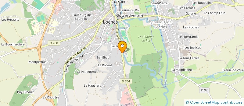 localisation de l'entreprise L'EPICURE à LOCHES