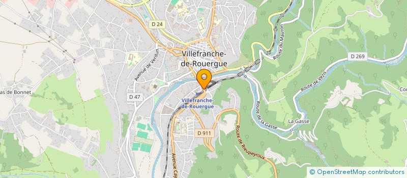 localisation de l'entreprise L'EPICURIEN à VILLEFRANCHE-DE-ROUERGUE