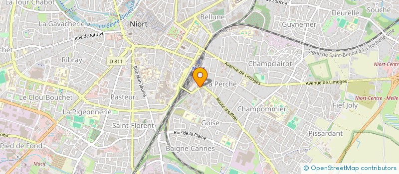 localisation de l'entreprise L'EPICURIEN  NIORT
