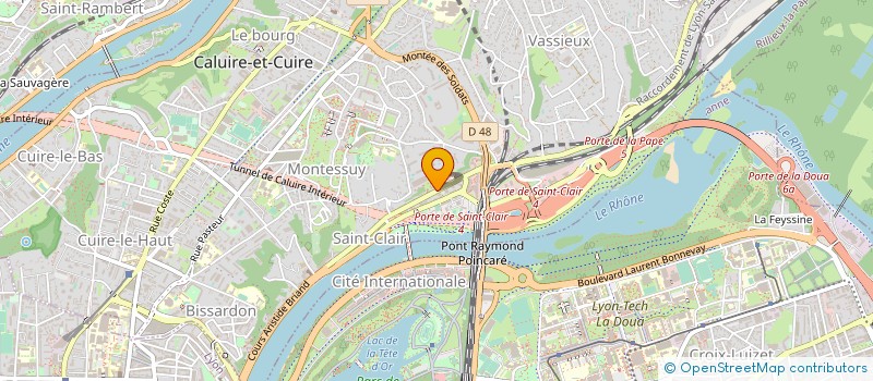 localisation de l'entreprise L'EPICURIEN à CALUIRE-ET-CUIRE